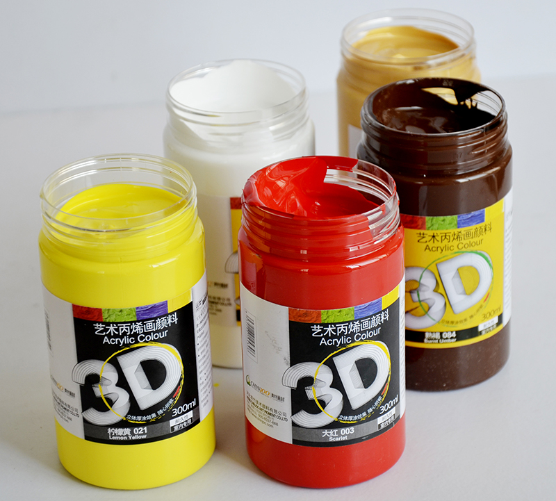 3d acrylic painting